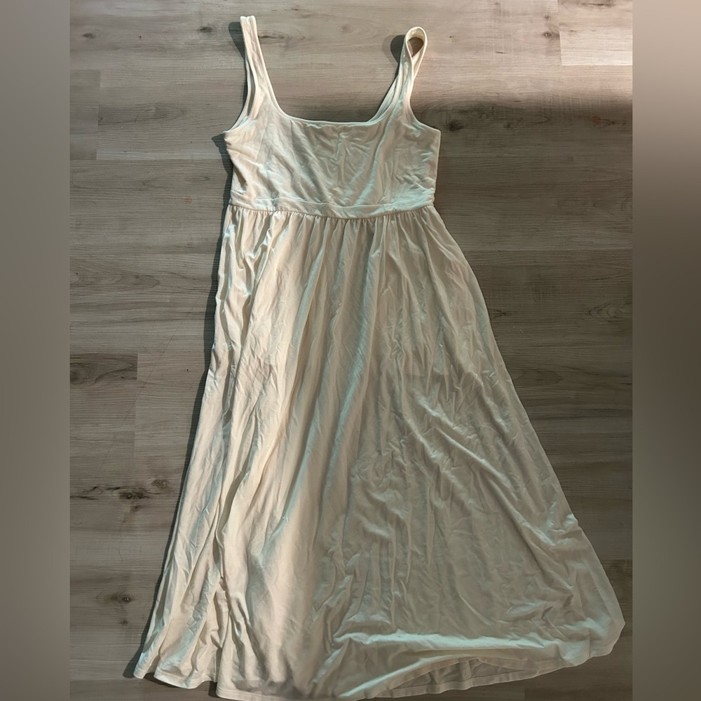 Wilfred Cream Sleeveless Maxi Dress